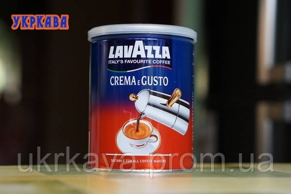 Кофе молотый Lavazza Crema e Gusto 250 г ж/б (Лавацца Крема Густо 250г) - фото 1 - id-p566180169