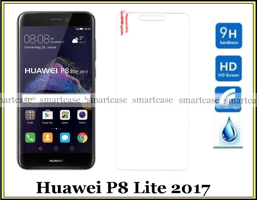 Захисне скло для Huawei p8 lite 2017 9H 2.5D олеофобне