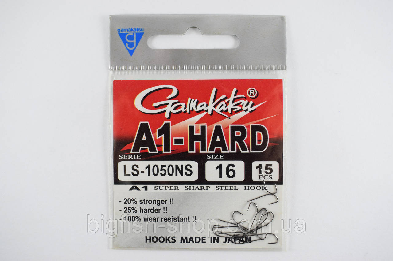 Гачки Gamakatsu A1 Hard LS-1050NS No16