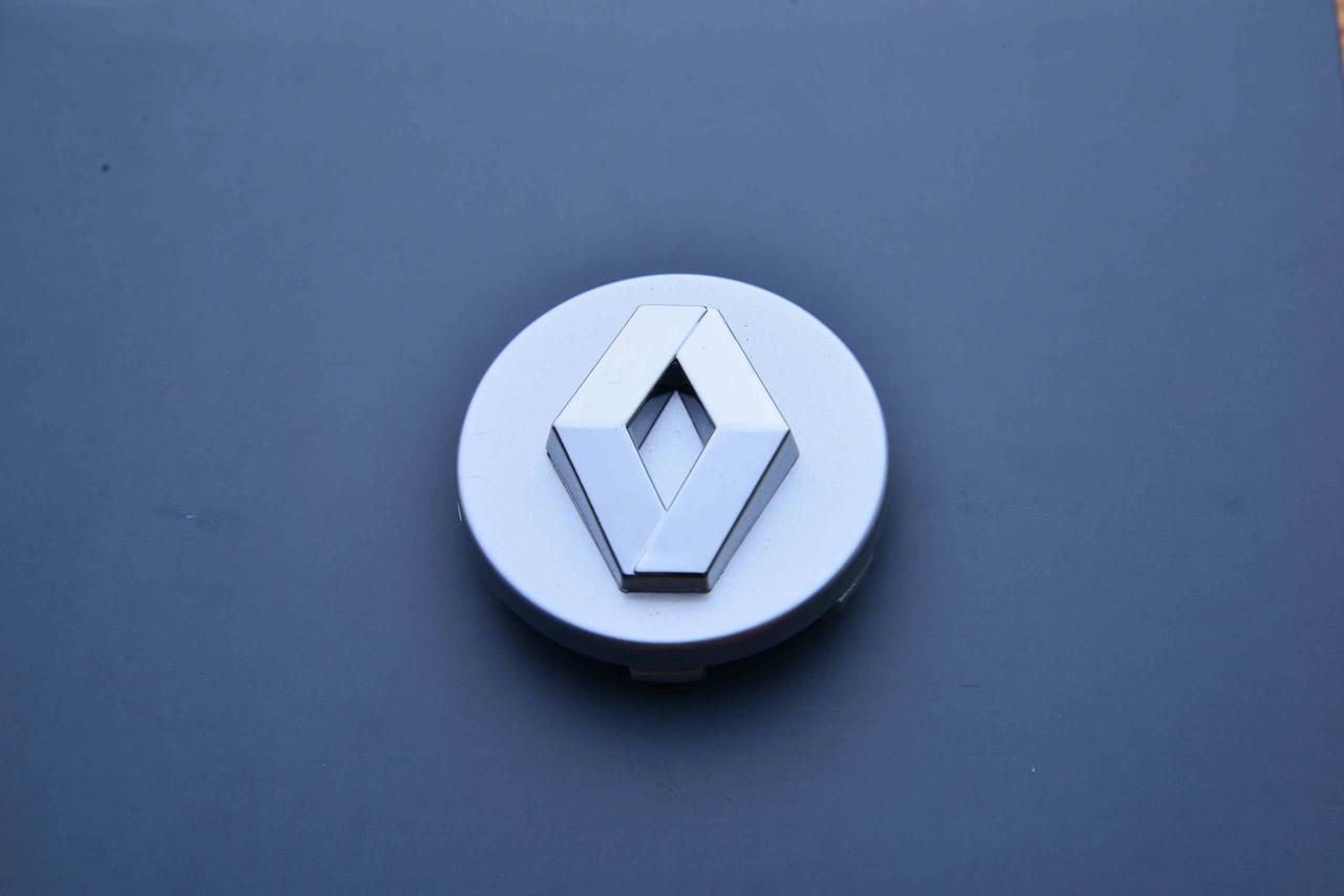Ковпачки заглушки на литі диски в диски Renault Рено (60/57/9) срібло/хром