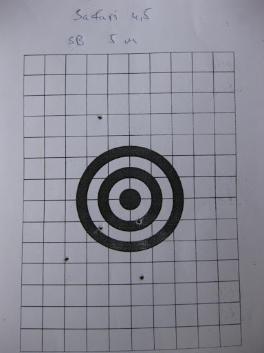 мішень після відстрілу Safari