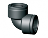 Коліно сполучне з внутрішньою різзю Irritec (гладь)