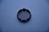 Ковпачки заглушки на литі диски в диски Сеат Seat 55/52/7 мм 6LL 601 171 сірий/хром, фото 2