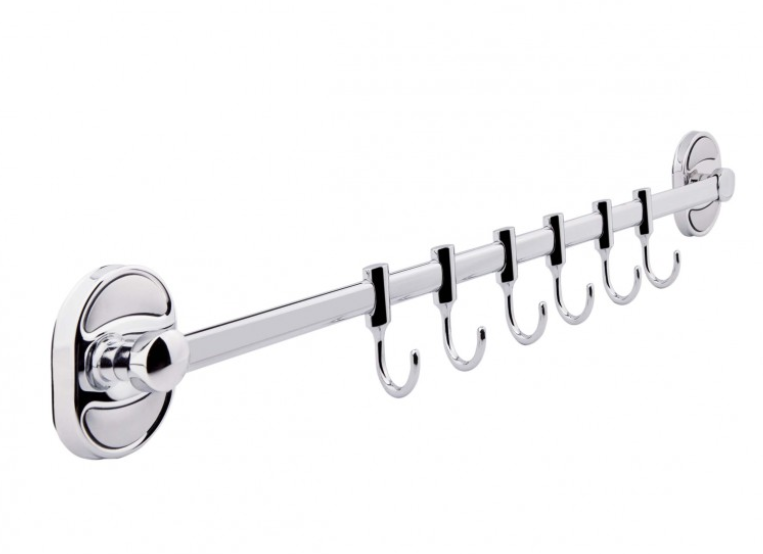 Утримувач рушника на 6 гачків, пересувні