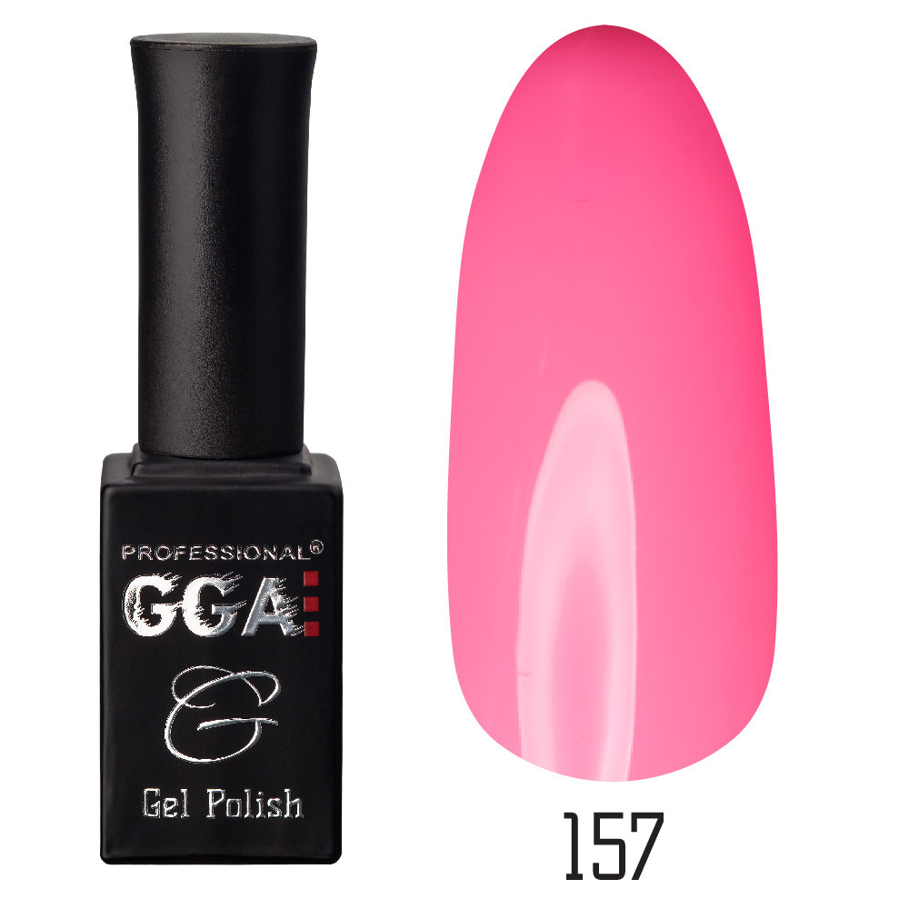 Гель-лак GGA №157 Light bright pink 10 мл.