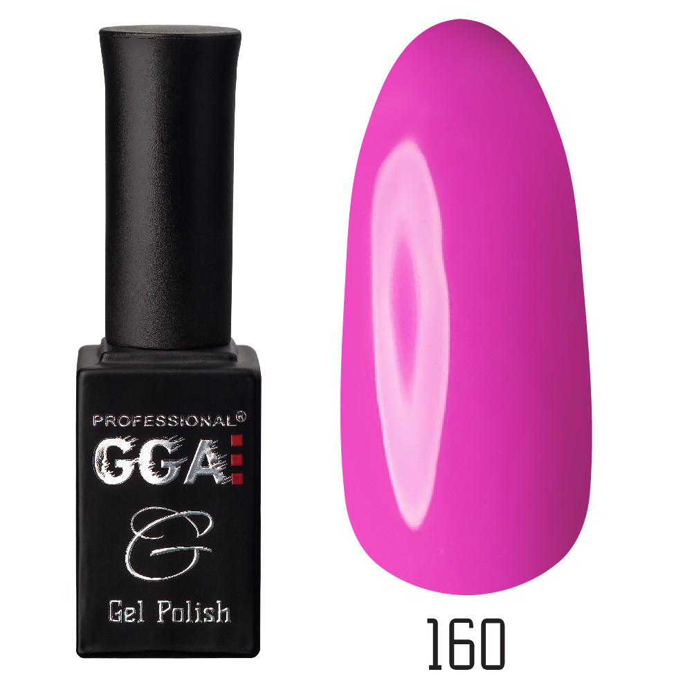 Гель-лак GGA №160 Pink with lilac podton 10 мл.
