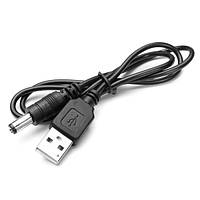 Кабель USB А на штекер питания DC jack 5.5x2.1мм