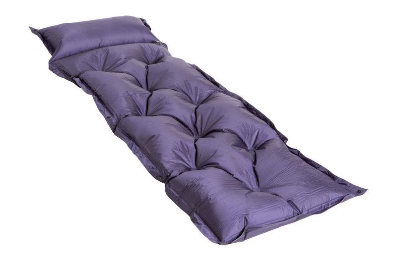 Килимок для туризму самонадувний із подушкою G05 каремат у намет щільний 180*60*2,5 см