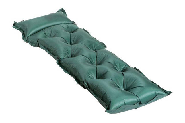 Килимок для туризму самонадувний із подушкою G05 каремат у намет щільний 180*60*2,5 см, фото 2