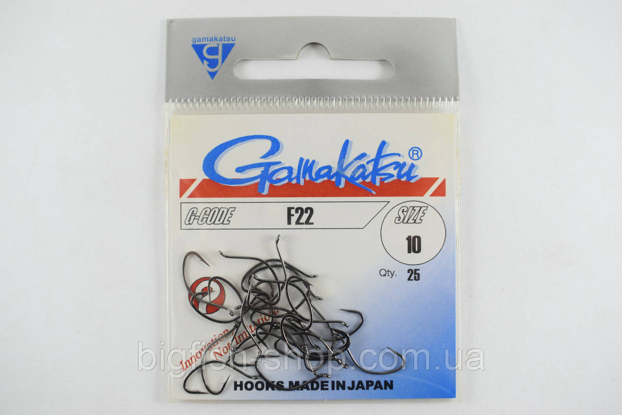 Гачки Gamakatsu F 22 No10