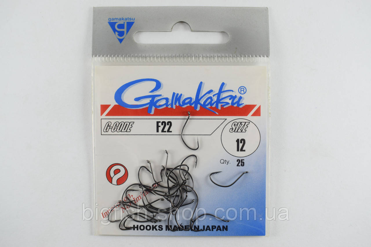 Гачки Gamakatsu F 22 No12