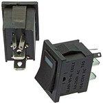 Перемикач MIRS-101-3+LED ON-OFF, 4pin, 3A, 220 V, червоний