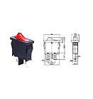 Перемикач MRS-101-5С3 ON-OFF, 2pin, 6A, 220 V, червоний