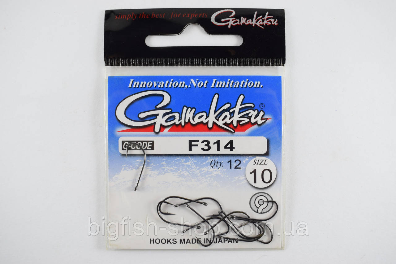 Крючки Gamakatsu F314 №10: продажа, цена в Харькове. Крючки и грузила ...