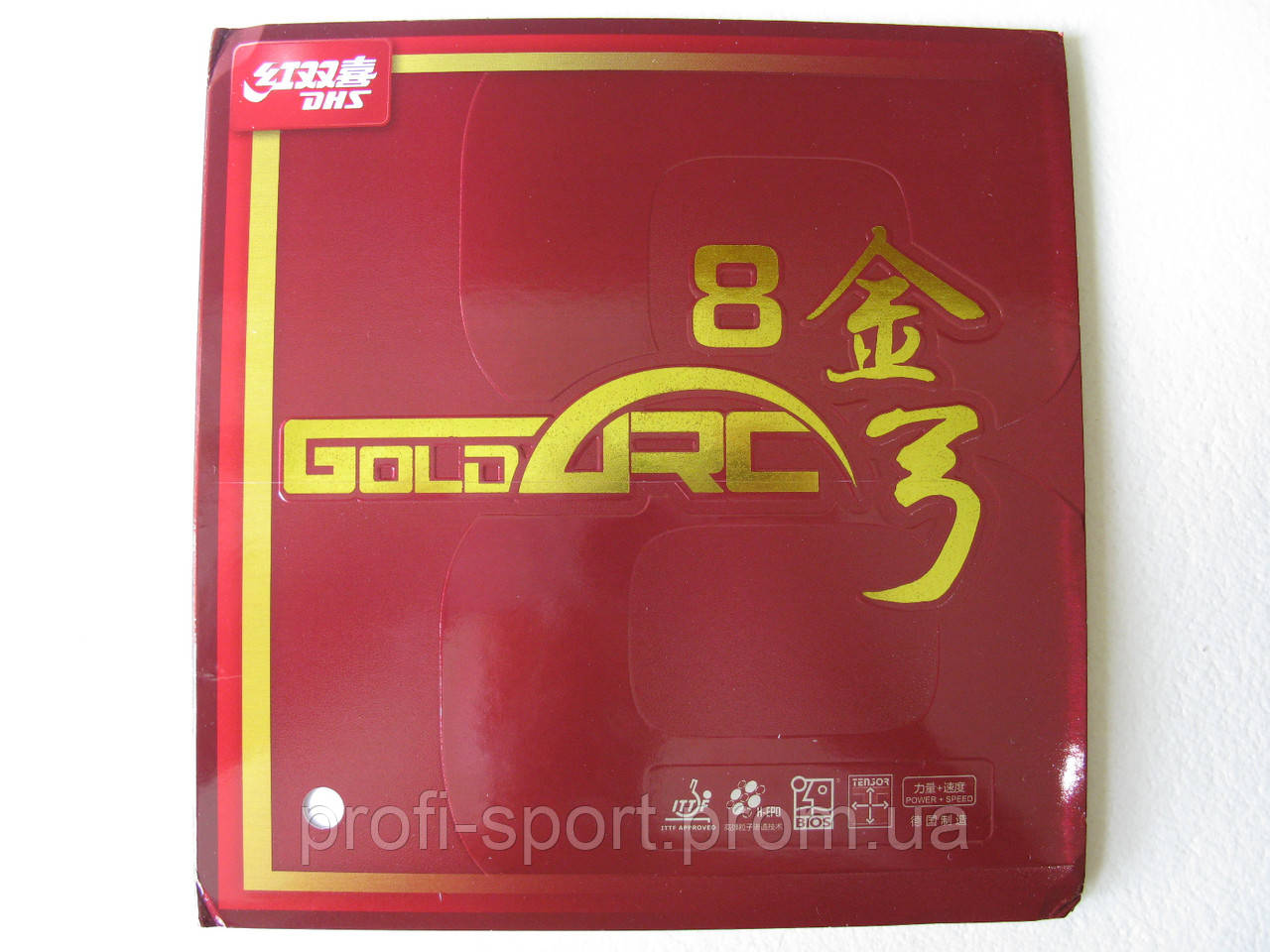 DHS Gold Arс 8 накладка настольный теннис - фото 1 - id-p566367335