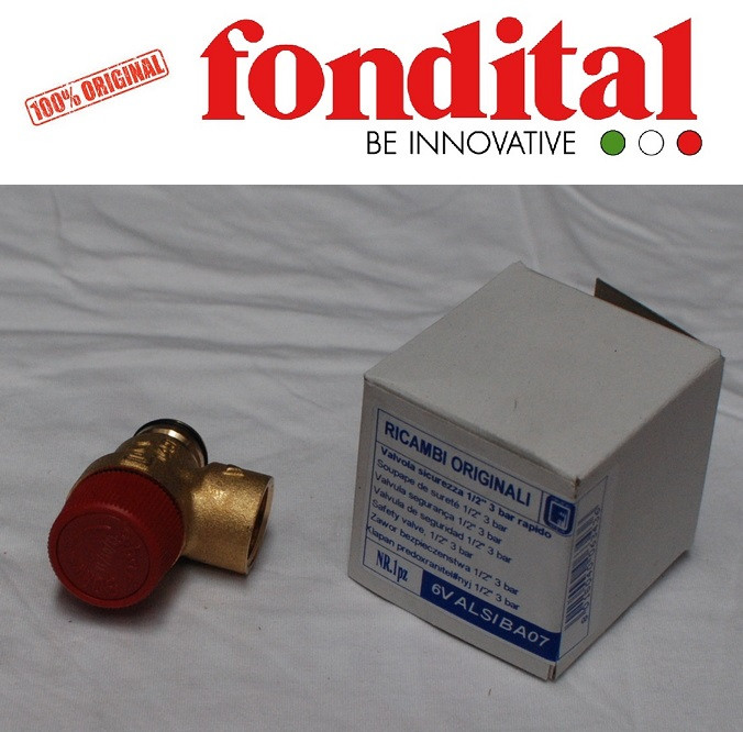 Клапан запобіжний 3 бари Fondital/Nova Florida