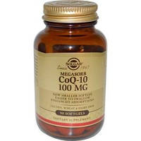 Коензим Q10 (CoQ-10 Megasorb), Solgar, 100 мг, 90 капсул