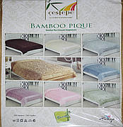 Бамбукова махрове простирадло Bamboo Pique Cestepe