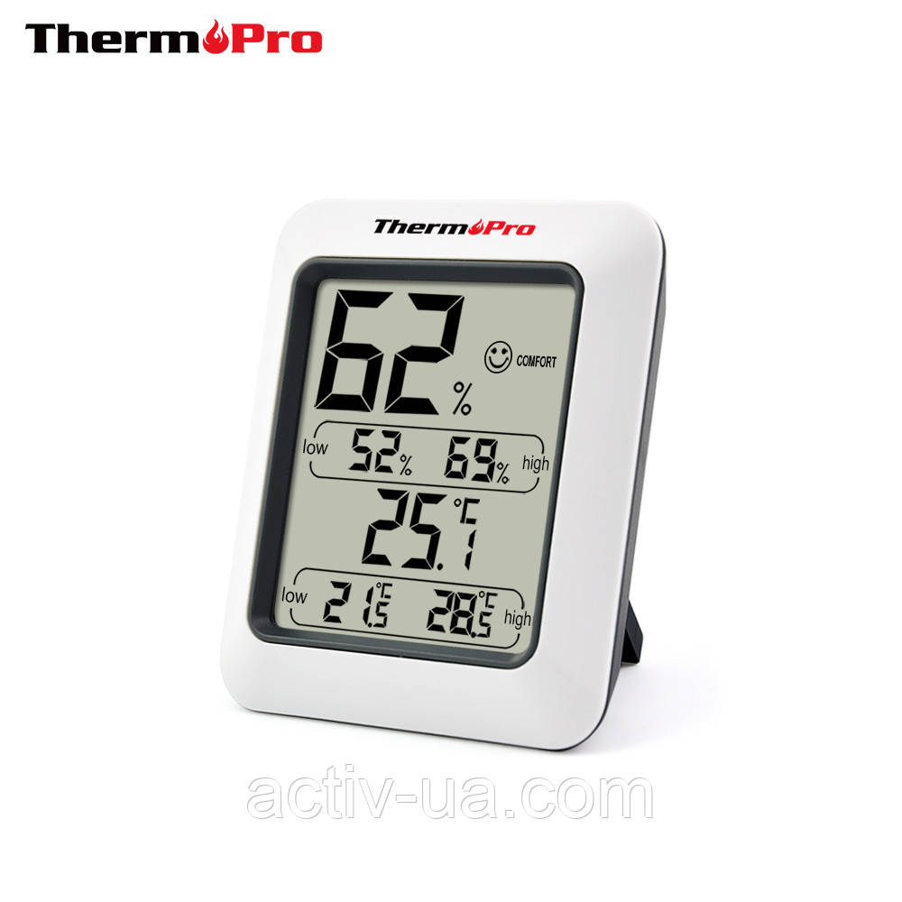 Термогігрометр цифровий ThermoPro TP-50 (-50 °C до 70 °C, 10% до 99%) з магнітом