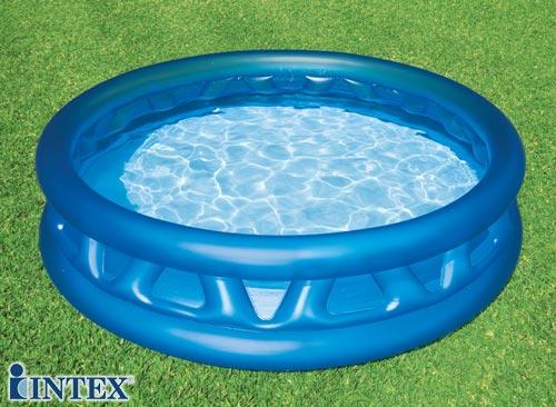 Дитячий надувний басейн літаюча тарілка INTEX Басейн круглий 188х46 х 36 см