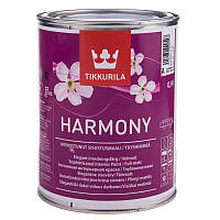 Стійка до миття абсолютно матова фарба для стін і стель Harmony Tikkurila база А, 0.9 л
