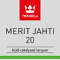 Лак для дерева для зовнішніх і внутрішніх робіт TIKKURILA MERIT JAHTI 20 Меріт Яхті 20 напівматовий 3 л.