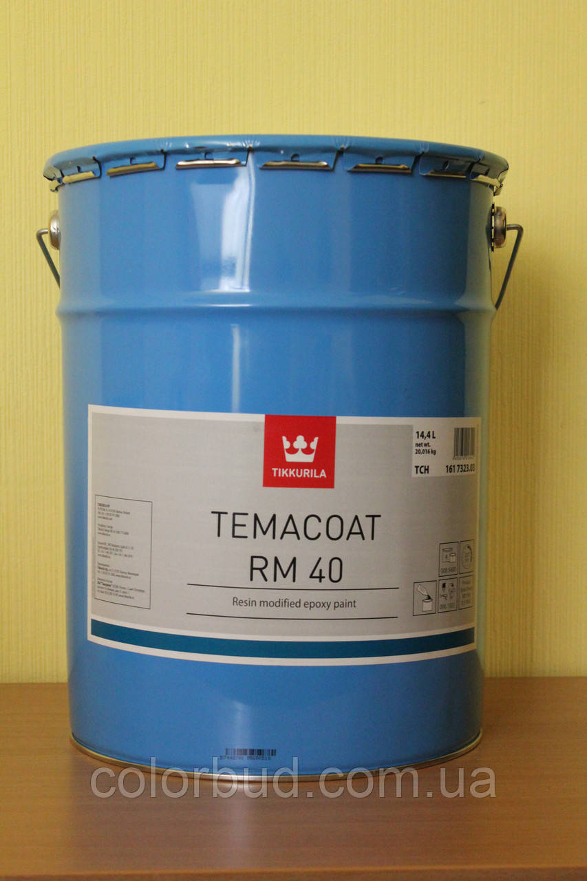 Эмаль эпоксидная TIKKURILA TEMACOAT RM40 TVH белая2,2л - фото 3 - id-p566421844