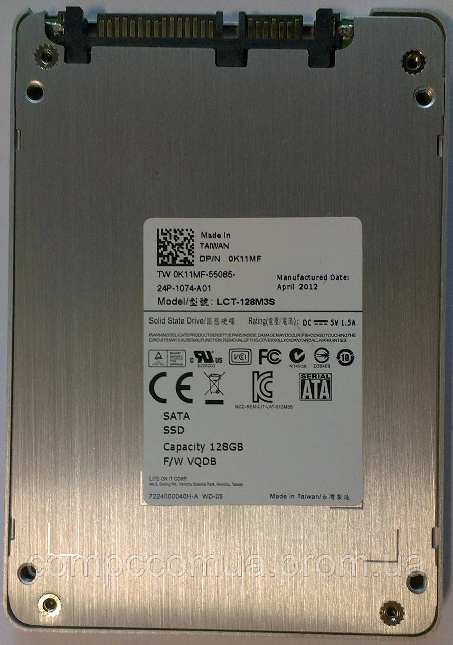 SSD Lite-ON LCM-128M3S 128Gb 2.5" SATAIII - фото 1 - id-p566456281