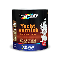 Яхтный лак полиуретановый YACHT VARNISH Kompozit Глянцевый 0.7л