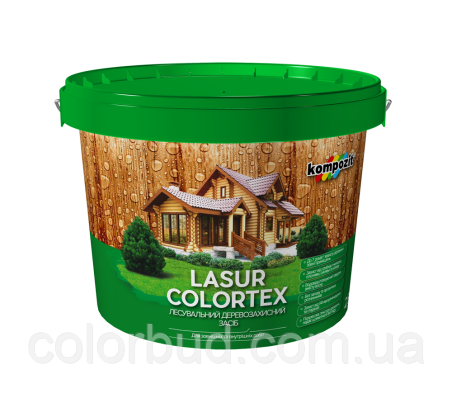 Лазур для деревини COLORTEX Kompozit 0,9 л Безбарвний