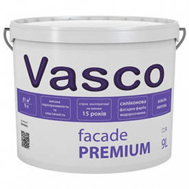 Силікон-модифікована фасадна фарба Vasco Facade Premium 0.9 л