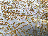 Ковер Manyas W1699 l.grey/gold polyester, фото 3
