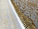 Ковер Manyas W1699 l.grey/gold polyester, фото 5