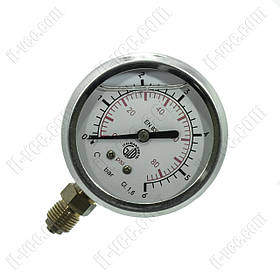 Манометр D.63 0-6 bar M635RL BSP1/4 DIN 16288 Italmanometri