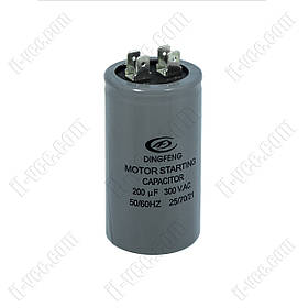 Конденсатор CD60 200uF 300V DINGFENG