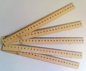 Лінійка Дерево 25 см 619Ф Україна