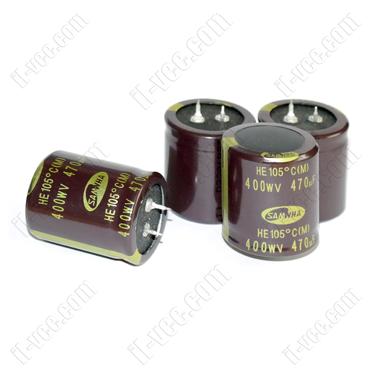 Конденсатор електролітичний SAMWHA HE2G477M35040HA, 470uF 400VDC, фото 1