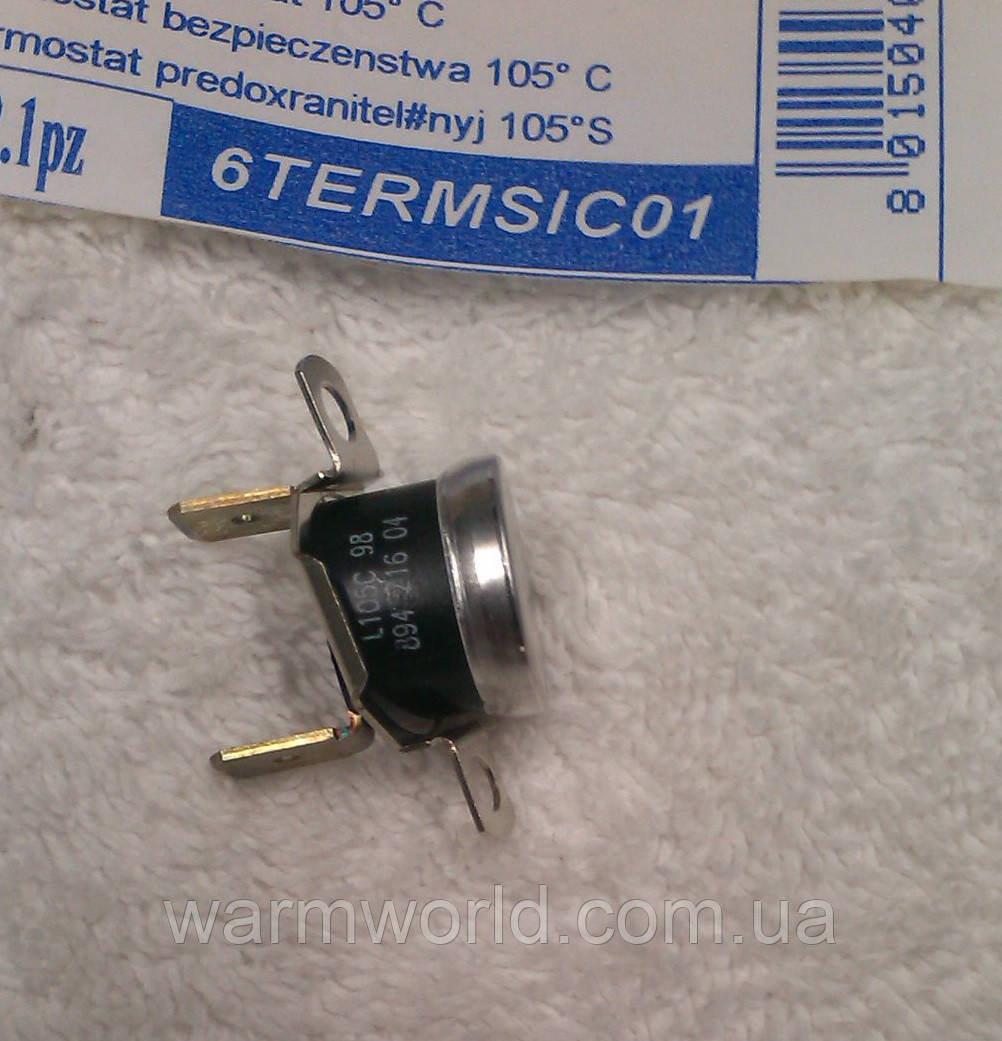 6TERMSIC01 Термостат безпеки, датчик перегріву 105 °С Fondital 6YTERSIC00