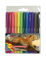 Фломастери 12 кольорів "Барвінок", фото 2