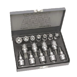 Комплект ключів Torx Grene 1/2”, фото 1