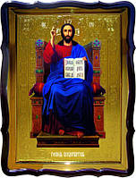 Изображение Христа на церковной иконе - Спас на троне