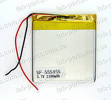 Батарея (акумулятор) для планшета 2100 мА·год, Li-Pol 3.7 В, 55*48*5 мм