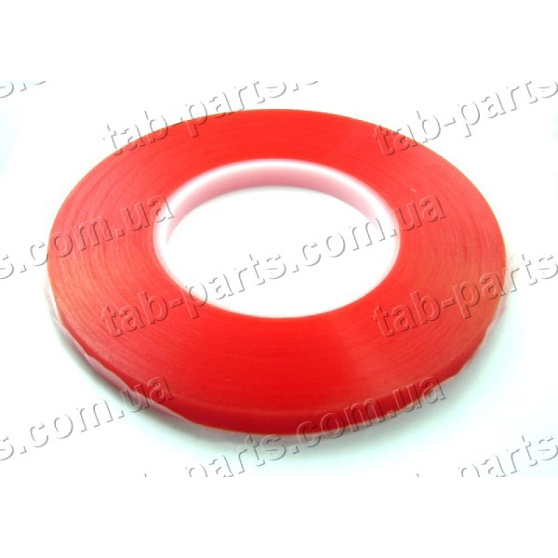 Двосторонній скотч, прозорий, 10 мм, 50 метрів, суперміцний