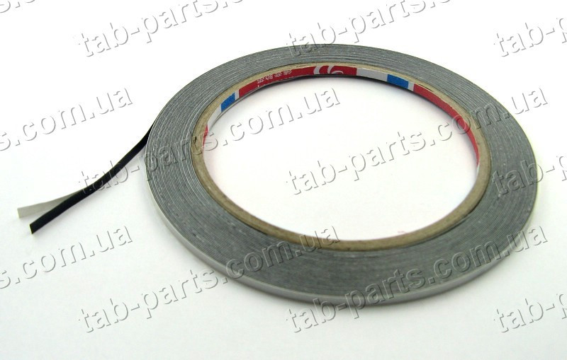 Двосторонній скотч, ширина 2 мм, товщина 0.3 мм