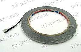 Двосторонній скотч, ширина 2 мм, товщина 0.3 мм