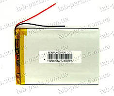 Батарея (акумулятор) для планшета 3000 мА·год, Li-Pol 3.7 В, 100*70*4 мм