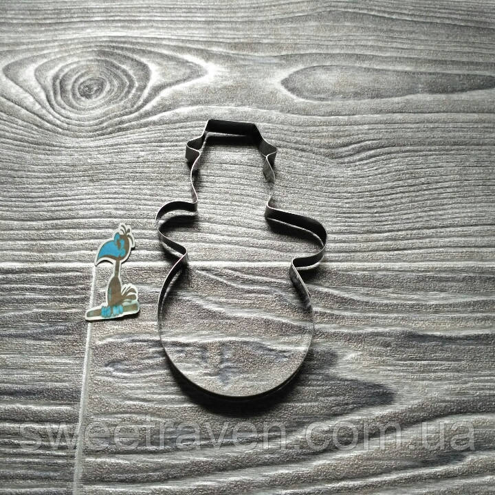 Вирубка для печива та пряників Сніговик, фото 1