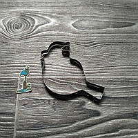 Вирубка для печива та пряників Снігур у шапці