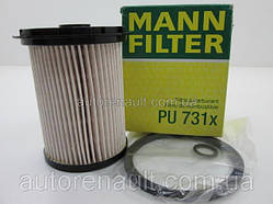 Фільтр паливний, Рено Трафік - Master, Opel Vivaro - Movano. MANN-FILTER (Німеччина) - PU 731 X