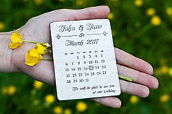 Приготальні на весілля з магнітом